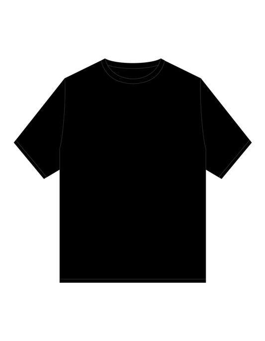 Blank Oversize Negra Gramaje 200